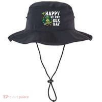 Dino Monster Truck Happy St Pat Rex Day St Patricks Day Cool Gift Bucket Hat thumb 0