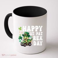 Dino Monster Truck Happy St Pat Rex Day St Patricks Day Cool Gift Coffee Mug thumb 0