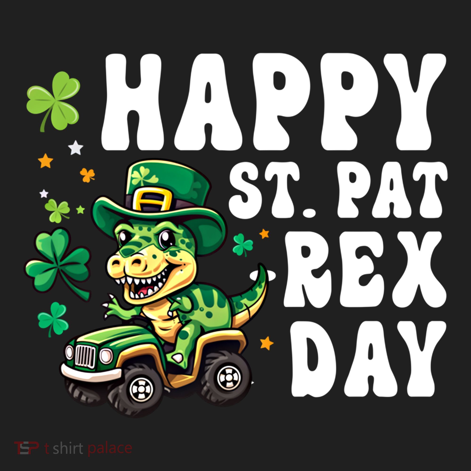 Dino Monster Truck Happy St Pat Rex Day St Patricks Day Cool Gift Beanie