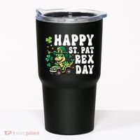 Dino Monster Truck Happy St Pat Rex Day St Patricks Day Cool Gift Tumbler thumb 0