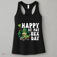 Dino Monster Truck Happy St Pat Rex Day St Patricks Day Cool Gift Women's Tank Top thumb 3