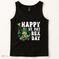 Dino Monster Truck Happy St Pat Rex Day St Patricks Day Cool Gift Tank Top thumb 2