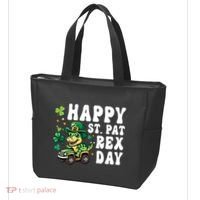 Dino Monster Truck Happy St Pat Rex Day St Patricks Day Cool Gift Tote Bag thumb 3