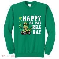 Dino Monster Truck Happy St Pat Rex Day St Patricks Day Cool Gift Sweatshirt thumb 0
