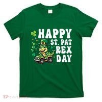 Dino Monster Truck Happy St Pat Rex Day St Patricks Day Cool Gift T-Shirt thumb 0