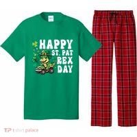 Dino Monster Truck Happy St Pat Rex Day St Patricks Day Cool Gift Pajama Set thumb 0