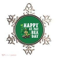 Dino Monster Truck Happy St Pat Rex Day St Patricks Day Cool Gift Ornament thumb 0