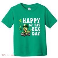 Dino Monster Truck Happy St Pat Rex Day St Patricks Day Cool Gift Toddler T-Shirt thumb 0