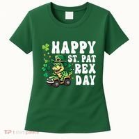 Dino Monster Truck Happy St Pat Rex Day St Patricks Day Cool Gift Women's T-Shirt thumb 0