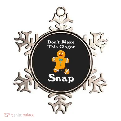 DonT Make This Ginger Snap Redhead Gift Christmas Ornament