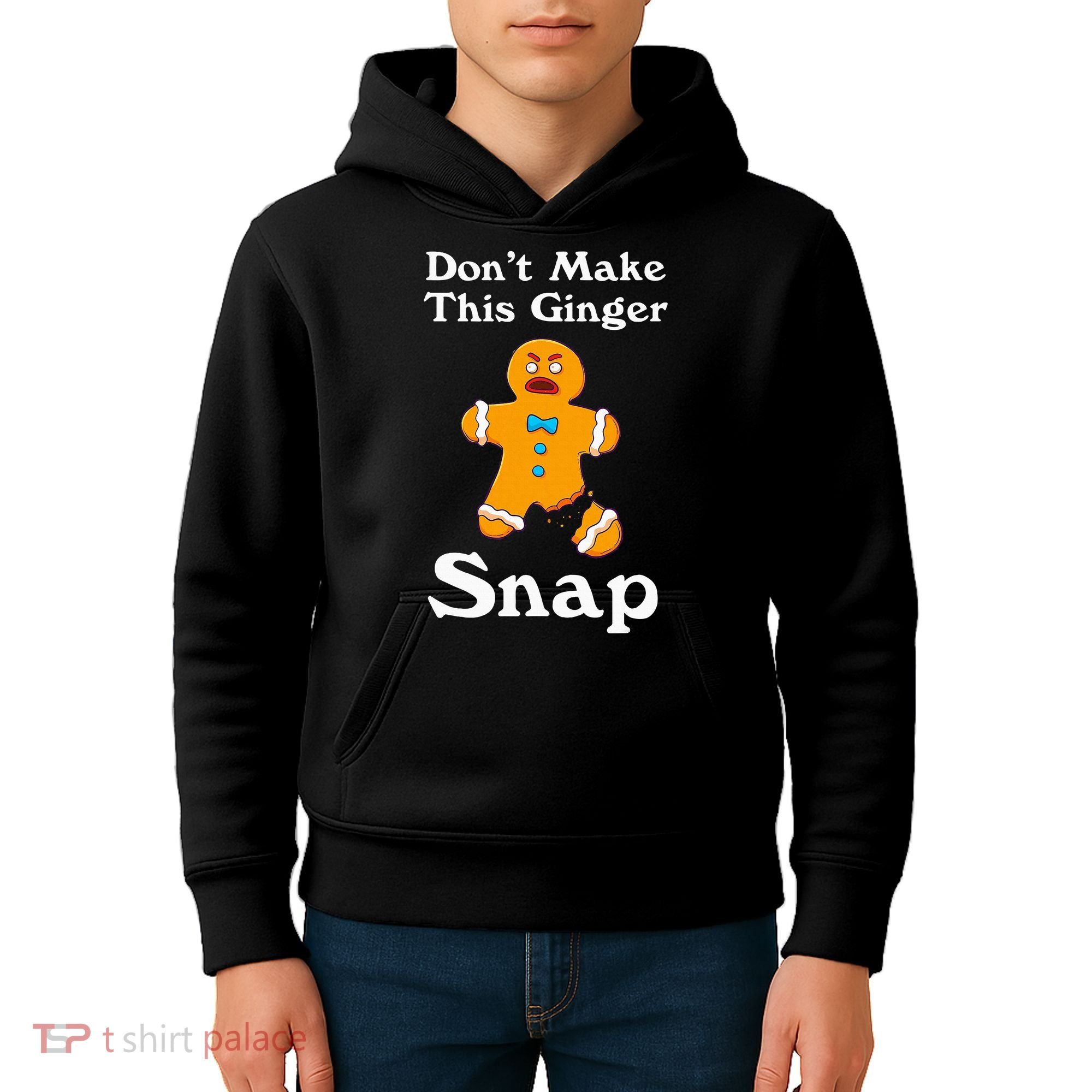DonT Make This Ginger Snap Redhead Gift Christmas Kids Hoodie