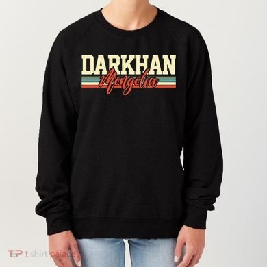 Darkhan Mongolia Travel Souvenir Retro Gift Women's Sweatshirt