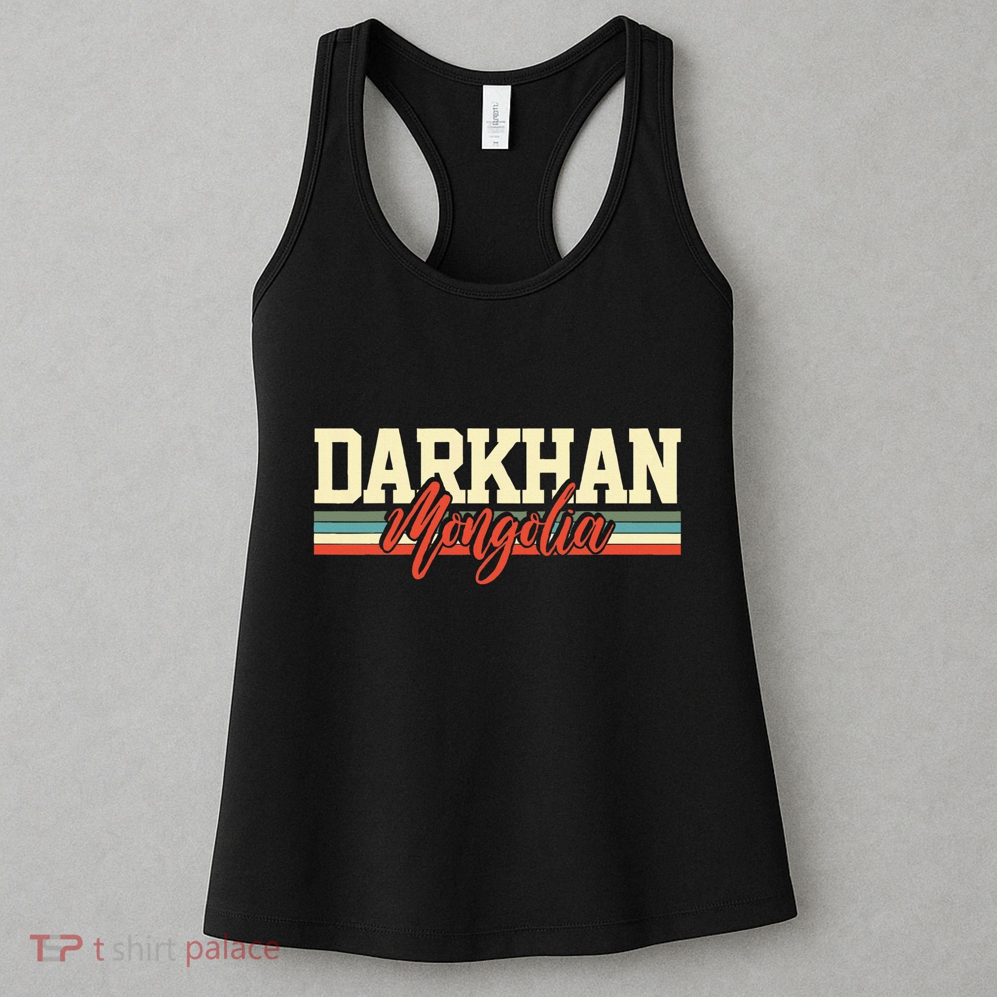 Darkhan Mongolia Travel Souvenir Retro Gift Women's Tank Top