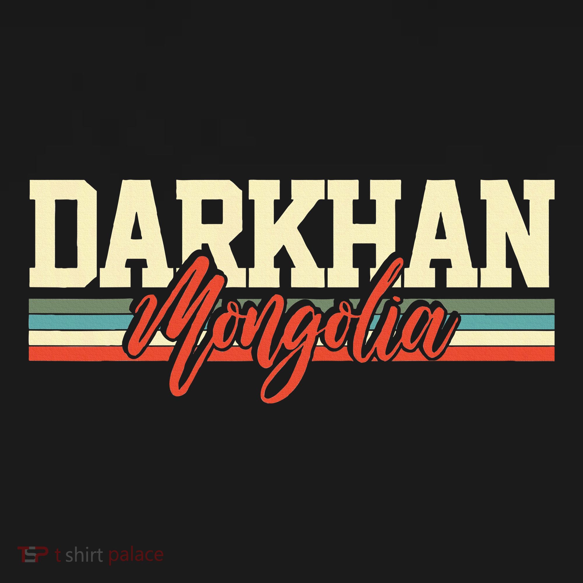 Darkhan Mongolia Travel Souvenir Retro Gift Baby Bodysuit