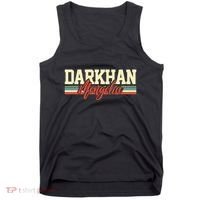 Darkhan Mongolia Travel Souvenir Retro Gift Tank Top thumb 0