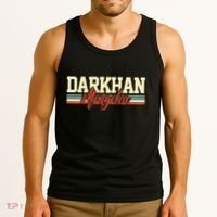 Darkhan Mongolia Travel Souvenir Retro Gift Tank Top thumb 3