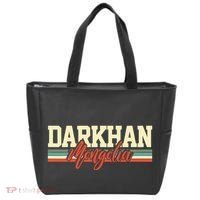 Darkhan Mongolia Travel Souvenir Retro Gift Tote Bag thumb 0