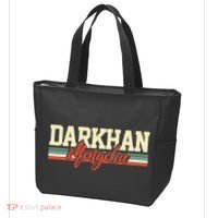 Darkhan Mongolia Travel Souvenir Retro Gift Tote Bag thumb 3