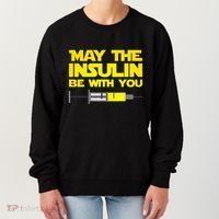 Diabetes May The Insulin Be With You Gift Women's Sweatshirt thumb 0