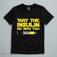 Diabetes May The Insulin Be With You Gift T-Shirt thumb 5