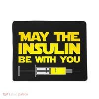Diabetes May The Insulin Be With You Gift Mousepad thumb 0