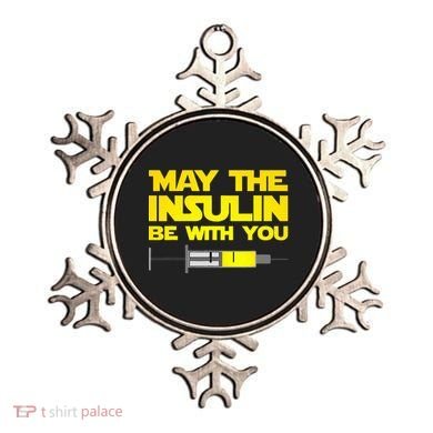 Diabetes May The Insulin Be With You Gift Ornament