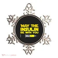 Diabetes May The Insulin Be With You Gift Ornament thumb 0