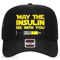 Diabetes May The Insulin Be With You Gift Hat thumb 0