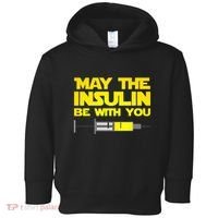 Diabetes May The Insulin Be With You Gift Toddler Hoodie thumb 0