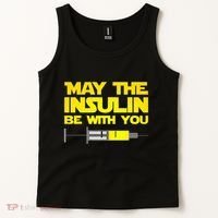Diabetes May The Insulin Be With You Gift Tank Top thumb 2