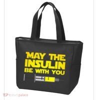 Diabetes May The Insulin Be With You Gift Tote Bag thumb 3