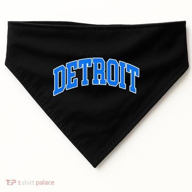 Detroit Michigan Throwback Design Classic USA-Made Doggie Bandana