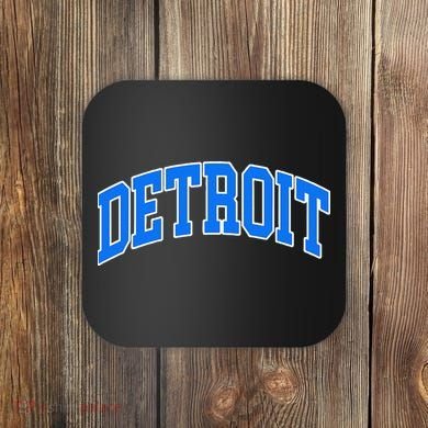 Detroit Michigan Throwback Design Classic Coaster