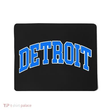 Detroit Michigan Throwback Design Classic Mousepad