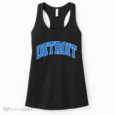 Detroit Michigan Throwback Design Classic Women's Tank Top