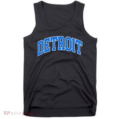 Detroit Michigan Throwback Design Classic Tank Top