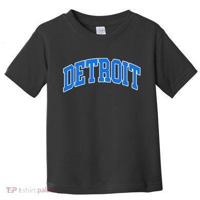 Detroit Michigan Throwback Design Classic Toddler T-Shirt