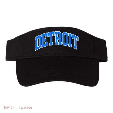 Detroit Michigan Throwback Design Classic Visor