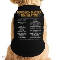 Dungeon Master Translator Funny Doggie Tank thumb 0
