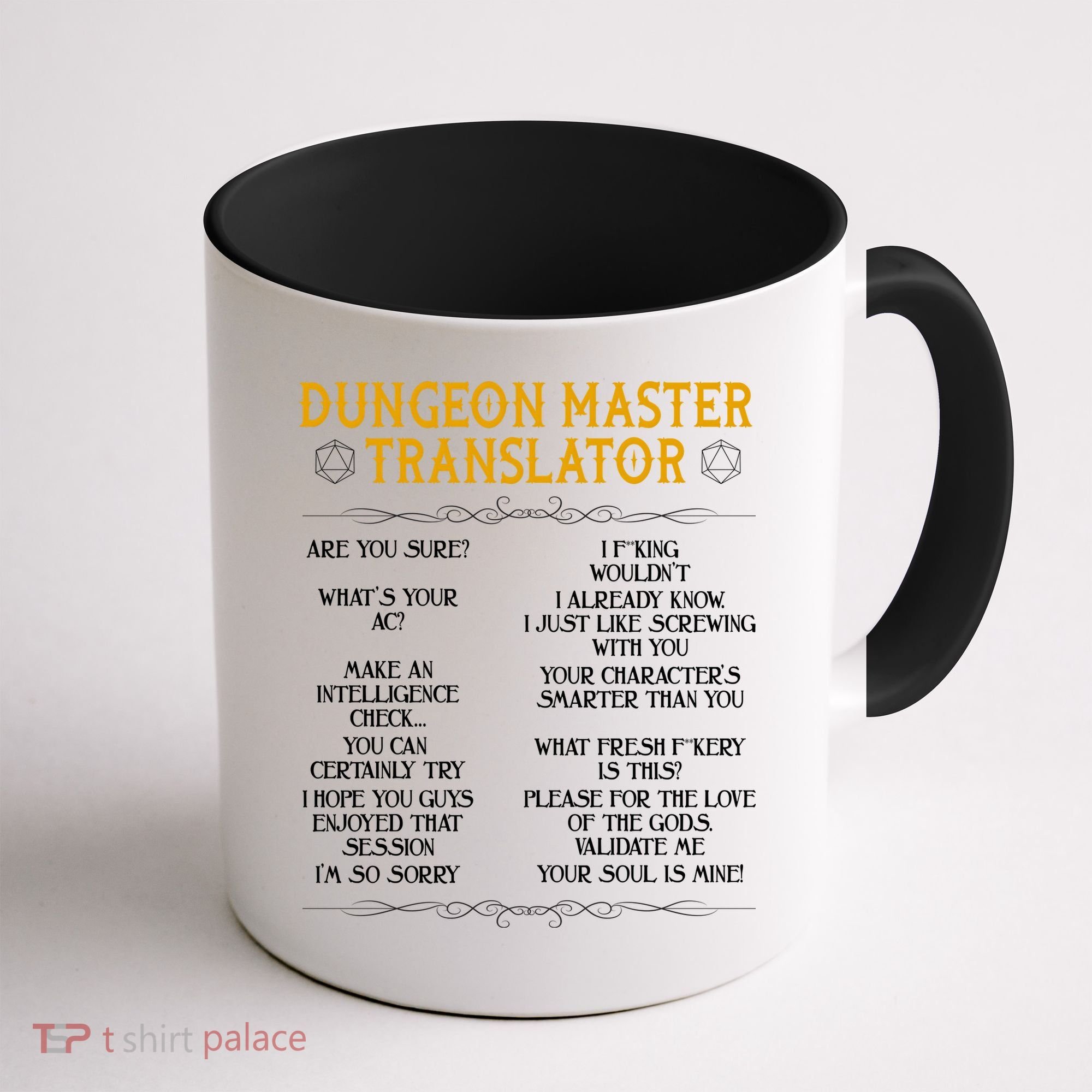 Dungeon Master Translator Funny Coffee Mug