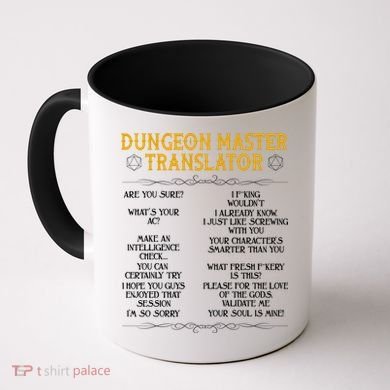Dungeon Master Translator Funny Coffee Mug