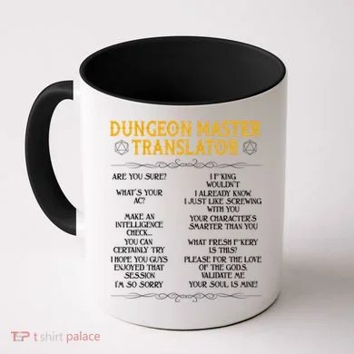 Dungeon Master Translator Funny Coffee Mug