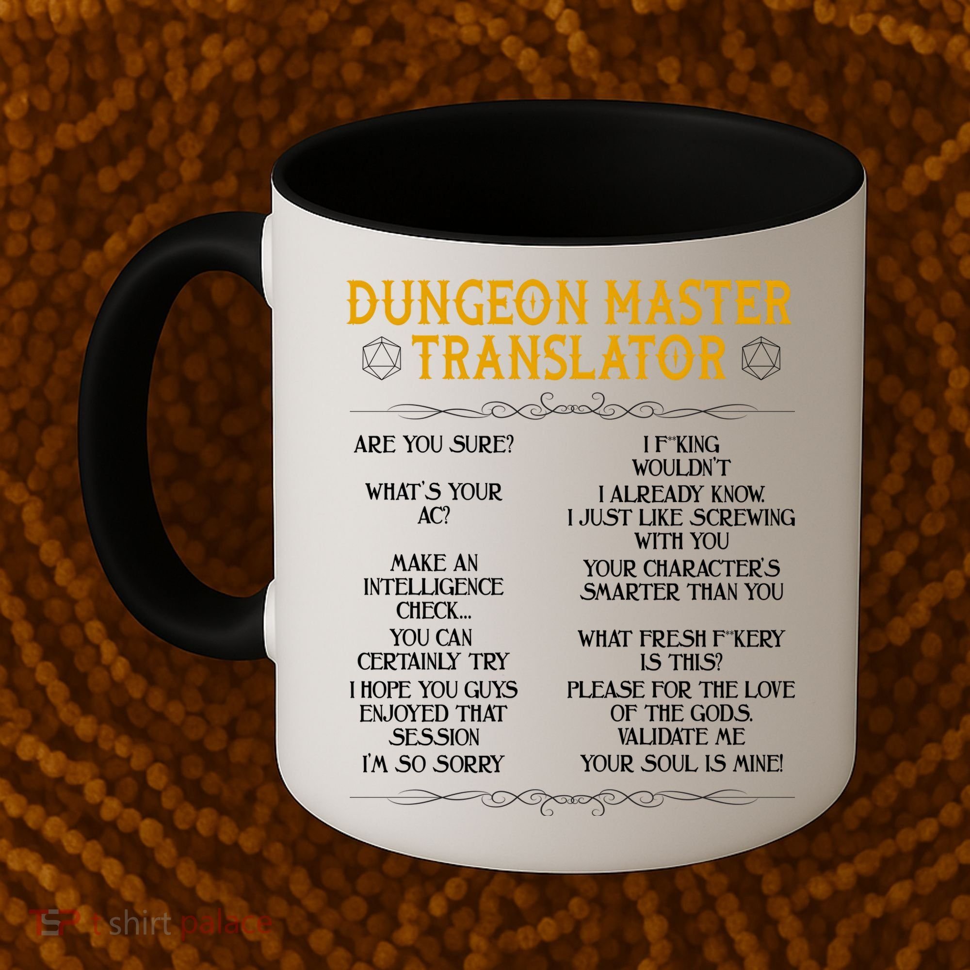 Dungeon Master Translator Funny Coffee Mug