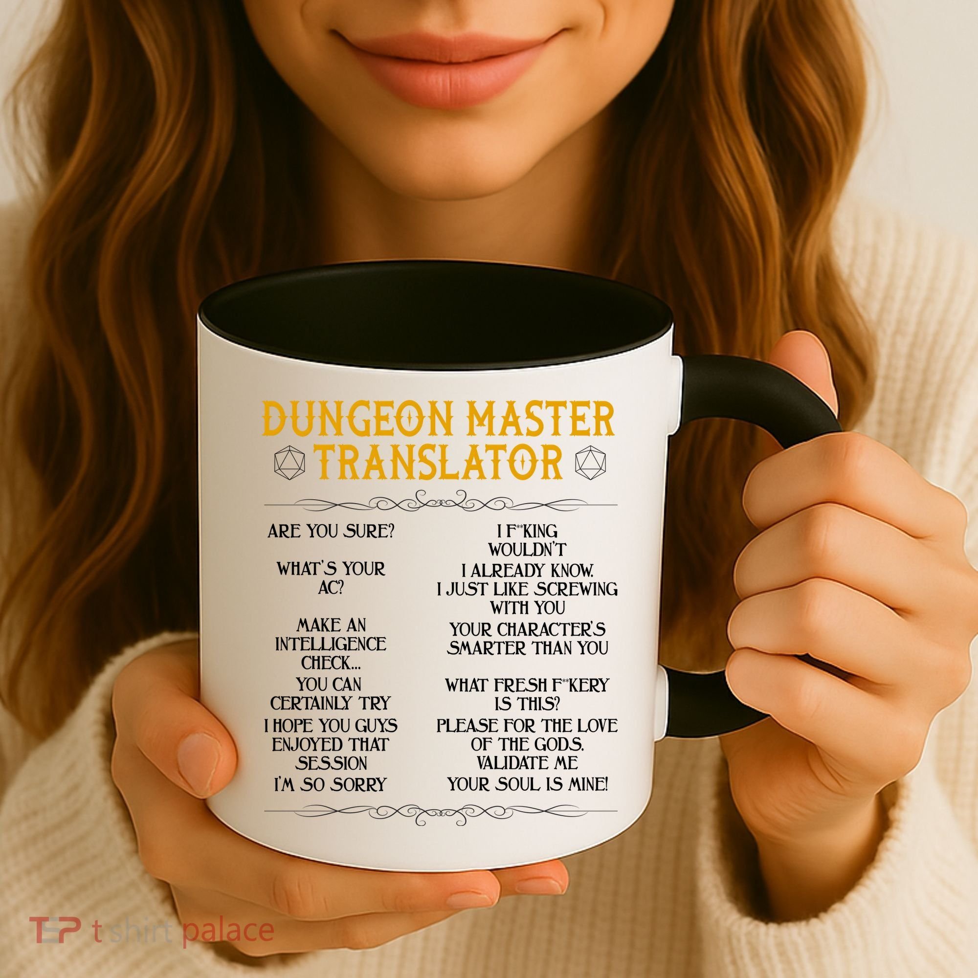 Dungeon Master Translator Funny Coffee Mug