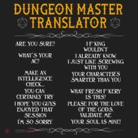 Dungeon Master Translator Funny Beanie thumb 2