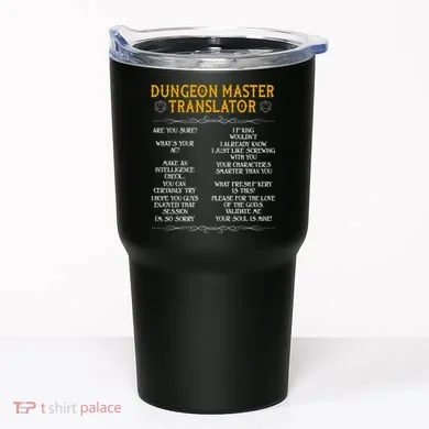 Dungeon Master Translator Funny Tumbler