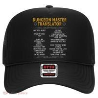 Dungeon Master Translator Funny Hat thumb 0