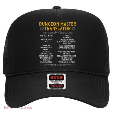 Dungeon Master Translator Funny Hat