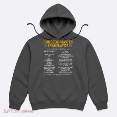 Dungeon Master Translator Funny Hoodie