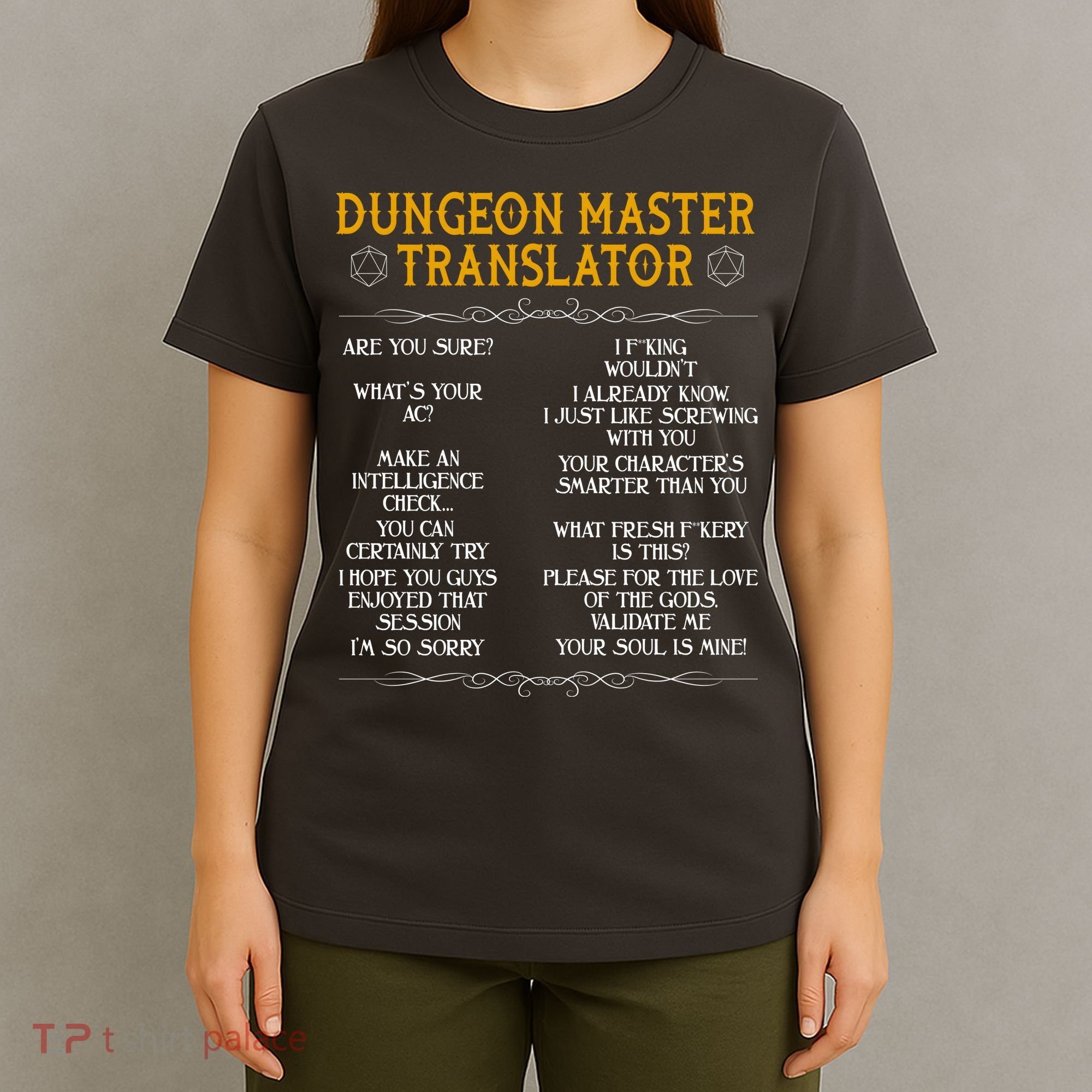 Dungeon Master Translator Funny T-Shirt